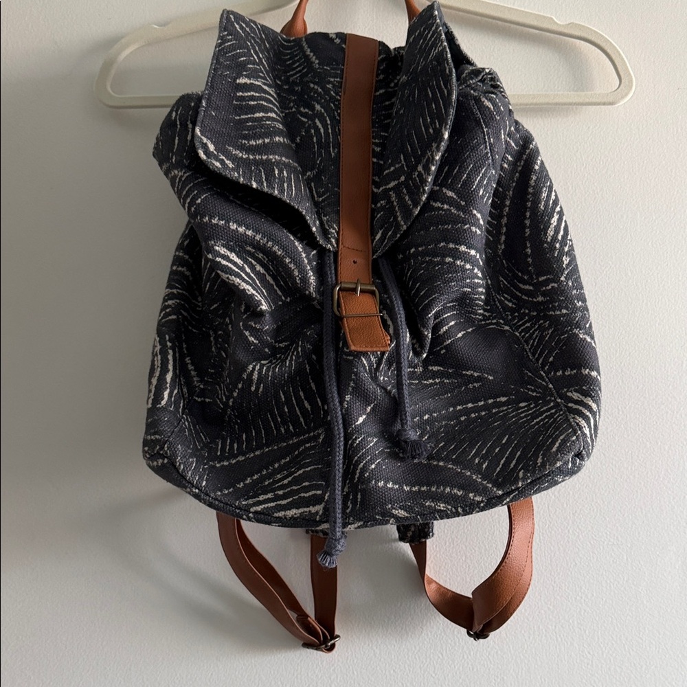 Stylish Black and Brown Women's Backpack